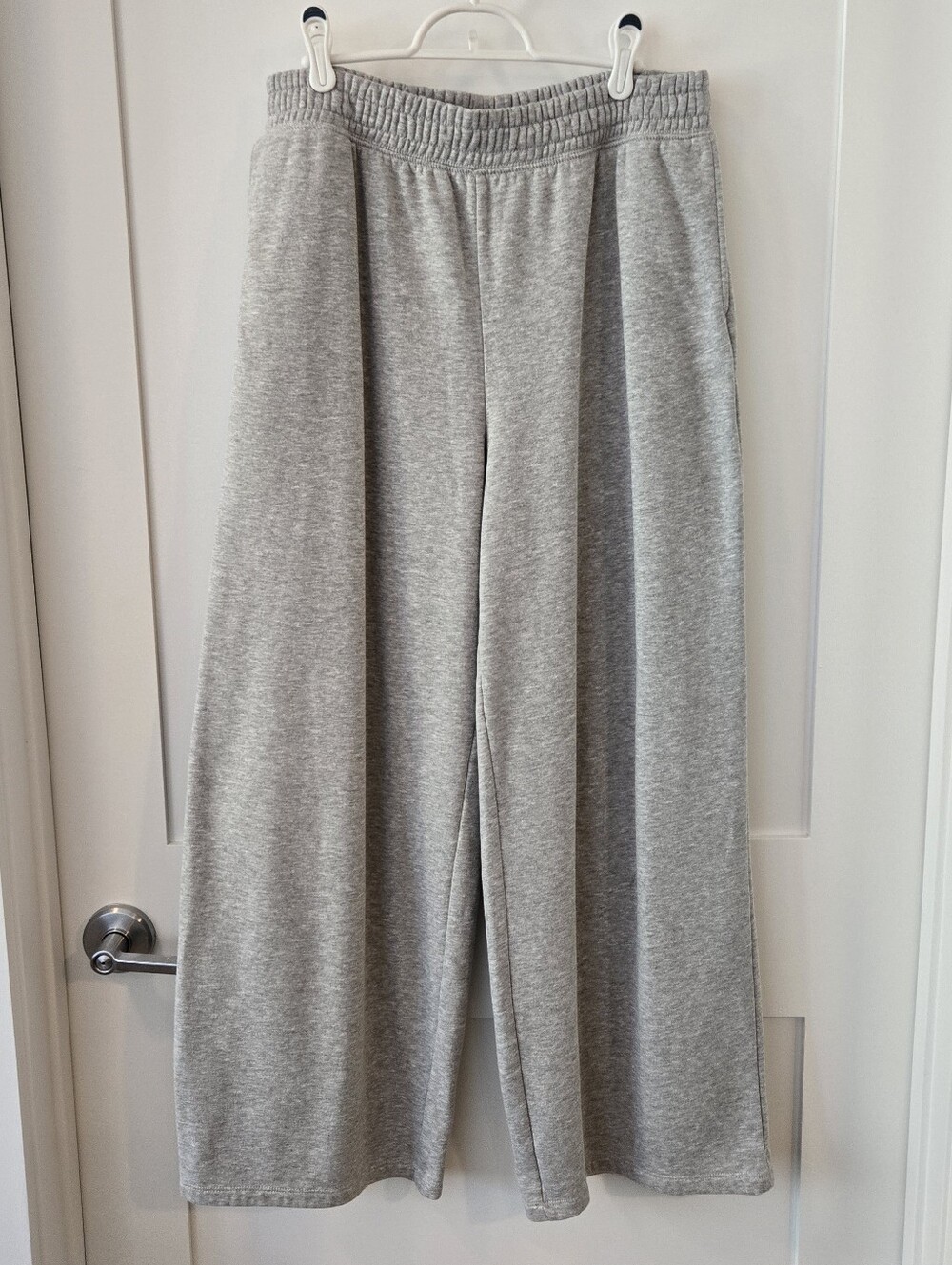 H&M Light Gray Wide Leg Sweatpants